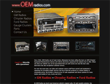 Tablet Screenshot of oemradios.com